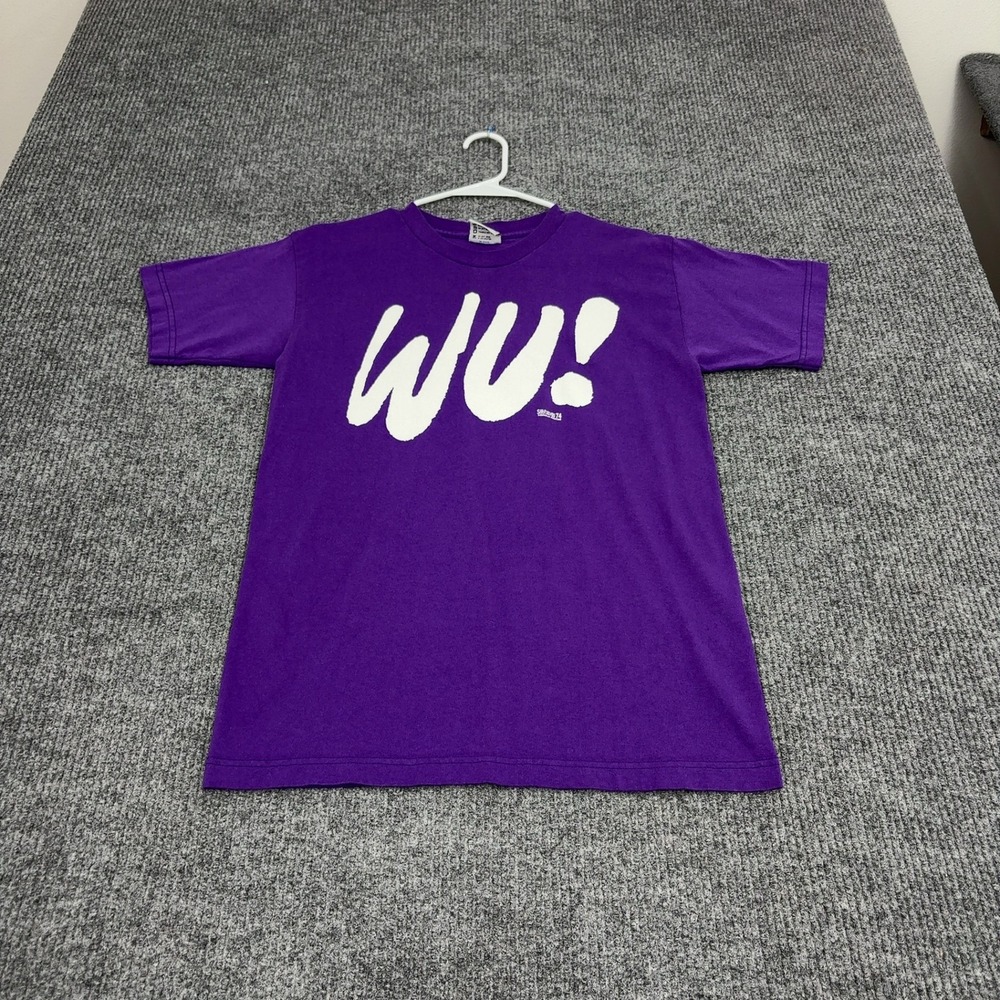 Wu Tang Clan Bayside T Shirt Mens M Purple Cotton Graphic Tee Hip Hop Streetwear